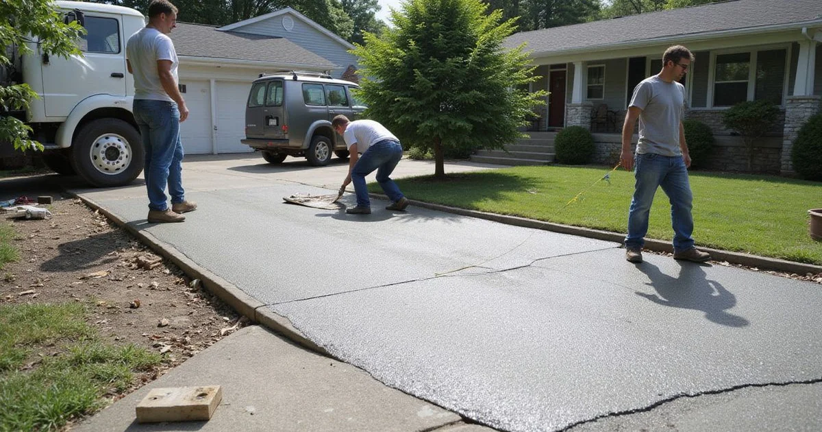 What concrete patios and driveways cost in Connecticut